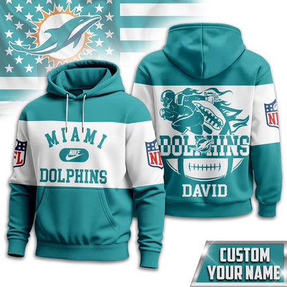 VIRAL EDITION - NEW CUSTOMIZED NFL19 MDP MIAMI DOLPHINS T-SHIRT, POLO SHIRT, ZIP POLO SHIRT, SWEATSHIRT, HOODIE & ZIP HOODIE