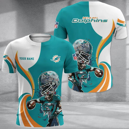 SPECIAL EDITION - NEW CUSTOMIZED NFL19 MDP MIAMI DOLPHINS T-SHIRT, POLO SHIRT, ZIP POLO SHIRT, SWEATSHIRT, HOODIE & ZIP HOODIE