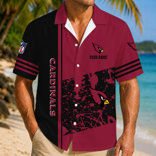FINAL SALE - NEW CUSTOMIZED NFL20 ARC ARIZONA CARDINALS UNISEX HAWAIIAN SHIRT