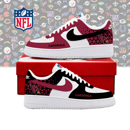 SPECIAL EDITION - NEW CUSTOMIZED NFL20 ARC ARIZONA CARDINALS AF1 SHOES