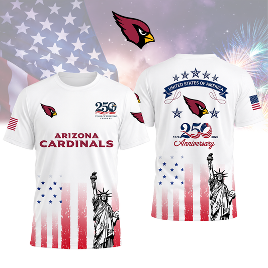 LIMITED EDITION - NEW CUSTOMIZED NFL20 ARC ARIZONA CARDINALS T-SHIRT, POLO SHIRT, ZIP POLO SHIRT, SWEATSHIRT, HOODIE & ZIP HOODIE