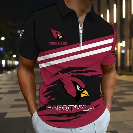 FINAL SALE - NEW CUSTOMIZED NFL20 ARC ARIZONA CARDINALS T-SHIRT, POLO SHIRT, ZIP POLO SHIRT, SWEATSHIRT, HOODIE & ZIP HOODIE