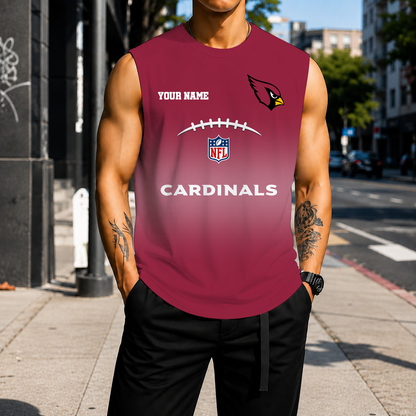 VIRAL EDITION - NEW CUSTOMIZED NFL20 ARC ARIZONA CARDINALS MEN'S GYM SHIRT
