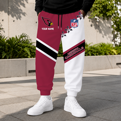 FLASH SALE - NEW CUSTOMIZED NFL20 ARC ARIZONA CARDINALS SWEATPANTS