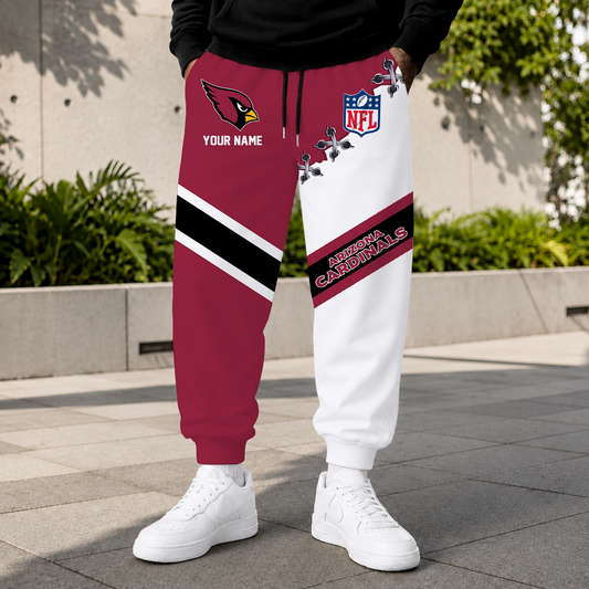 FLASH SALE - NEW CUSTOMIZED NFL20 ARC ARIZONA CARDINALS SWEATPANTS