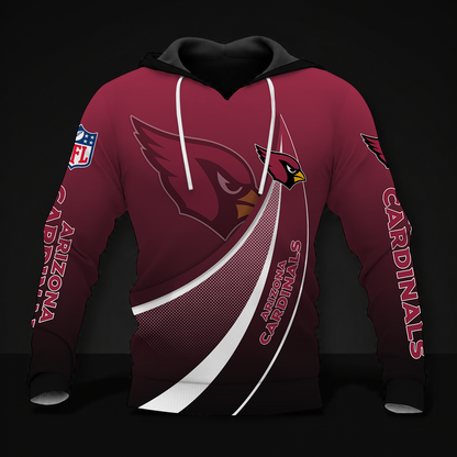 FINAL SALE - NEW CUSTOMIZED NFL20 ARC ARIZONA CARDINALS POLO SHIRT, ZIP POLO SHIRT, T-SHIRT, HOODIE, ZIP HOODIE & SWEATSHIRT