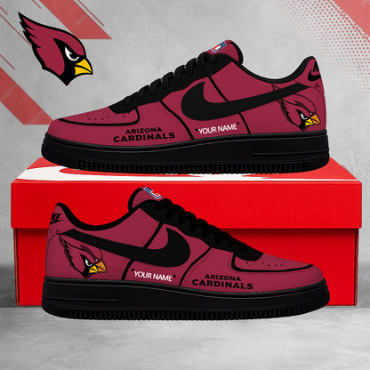 EXCLUSIVE EDITION - NEW CUSTOMIZED NFL20 ARC ARIZONA CARDINALS AF1 SHOES
