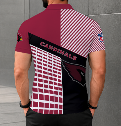 FINAL SALE - NEW CUSTOMIZED NFL20 ARC ARIZONA CARDINALS POLO SHIRT
