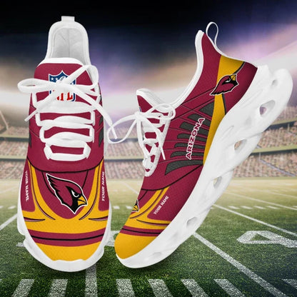 SPECIAL EDITION - NEW CUSTOMIZED NFL20 ARC ARIZONA CARDINALS UNISEX MAX SOUL SHOES