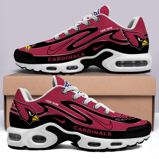 FINAL SALE - NEW CUSTOMIZED NFL20 ARC ARIZONA CARDINALS AIR MAX PLUS SNEAKERS
