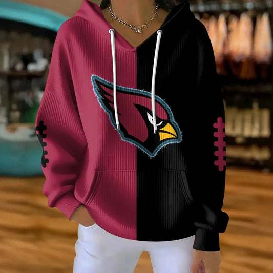 VIRAL EDITION - NEW CUSTOMIZED NFL20 ARC ARIZONA CARDINALS RIBBED HOODIE & SWEATSHIRT