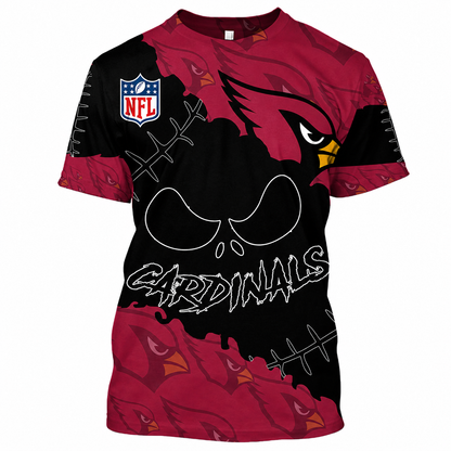 SPECIAL EDITION - NEW CUSTOMIZED NFL20 ARC ARIZONA CARDINALS HALLOWEEN SKULL APPAREL FOR FANS