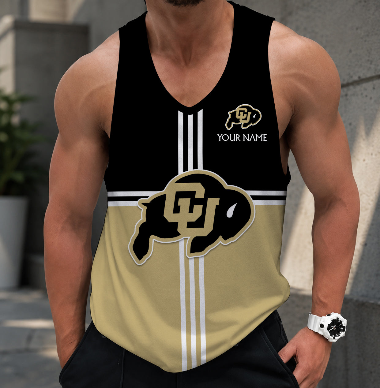 VIRAL EDITION - NEW CUSTOMIZED NCAA FBS20 CRB COLORADO BUFFALOES UNISEX TANK TOP