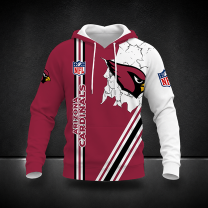 FINAL SALE- NEW CUSTOMIZED NFL20 ARC ARIZONA CARDINALS T-SHIRT, POLO SHIRT, ZIP POLO SHIRT, SWEATSHIRT, HOODIE & ZIP HOODIE