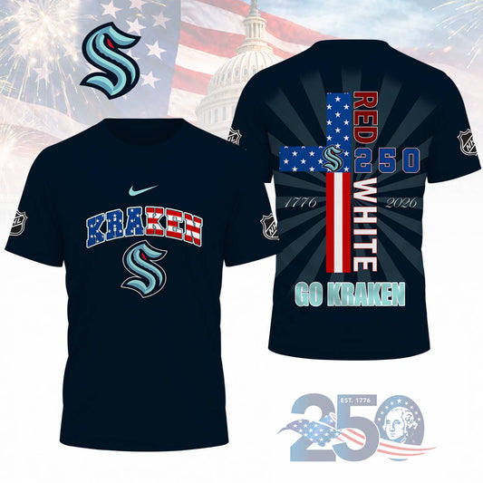 FINAL SALE - NEW CUSTOMIZED NHL20 STK SEATTLE KRAKEN T-SHIRT, POLO SHIRT, ZIP POLO SHIRT, SWEATSHIRT, HOODIE & ZIP HOODIE