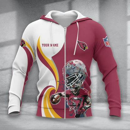 SPECIAL EDITION - NEW CUSTOMIZED NFL20 ARC ARIZONA CARDINALS T-SHIRT, POLO SHIRT, ZIP POLO SHIRT, SWEATSHIRT, HOODIE & ZIP HOODIE