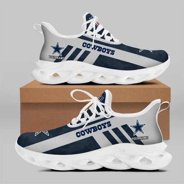 VIRAL EDITION - NEW CUSTOMIZED NFL21 DCB DALLAS COWBOYS UNISEX MAX SOUL SHOES