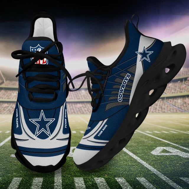 SPECIAL EDITION - NEW CUSTOMIZED NFL21 DCB DALLAS COWBOYS UNISEX MAX SOUL SHOES