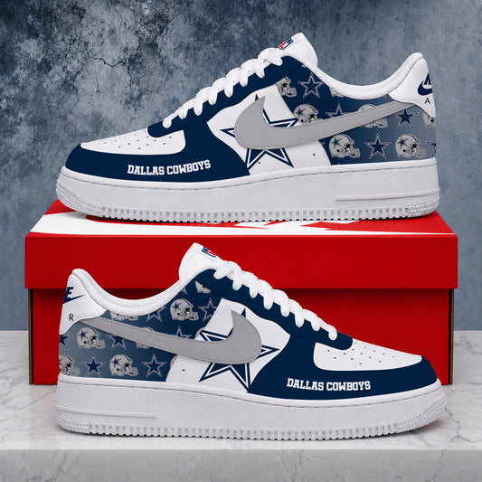 FINAL SALE - NEW CUSTOMIZED NFL21 DCB DALLAS COWBOYS AF1 SHOES