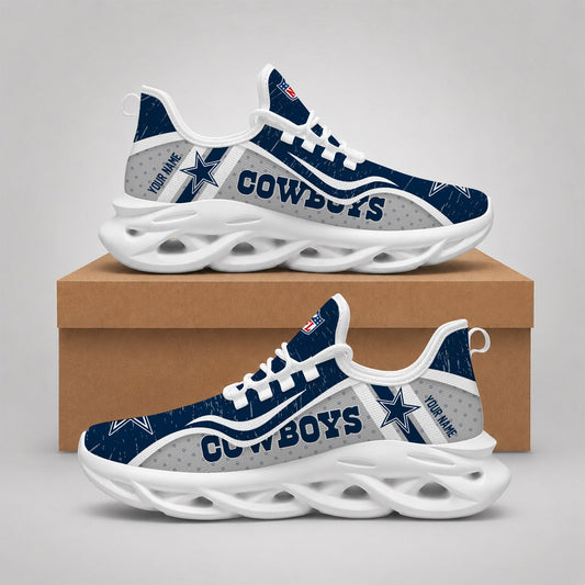 LIMITED EDITION - NEW CUSTOMIZED NFL21 DCB DALLAS COWBOYS MAX SOUL SHOES