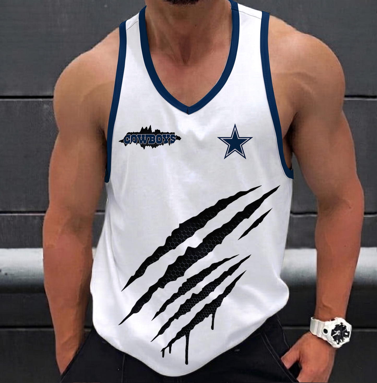 LIMITED EDITION - NEW CUSTOMIZED NFL21 DCB DALLAS COWBOYS UNISEX TANK TOP