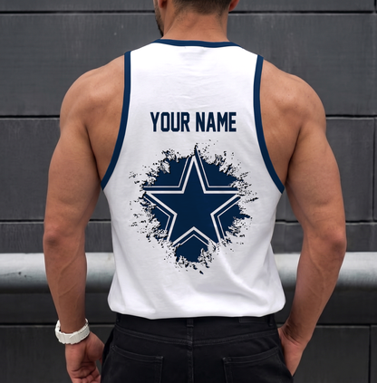 LIMITED EDITION - NEW CUSTOMIZED NFL21 DCB DALLAS COWBOYS UNISEX TANK TOP