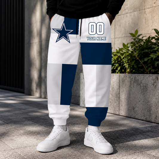 VIRAL EDITION - NEW CUSTOMIZED NFL21 DCB DALLAS COWBOYS SWEATPANTS