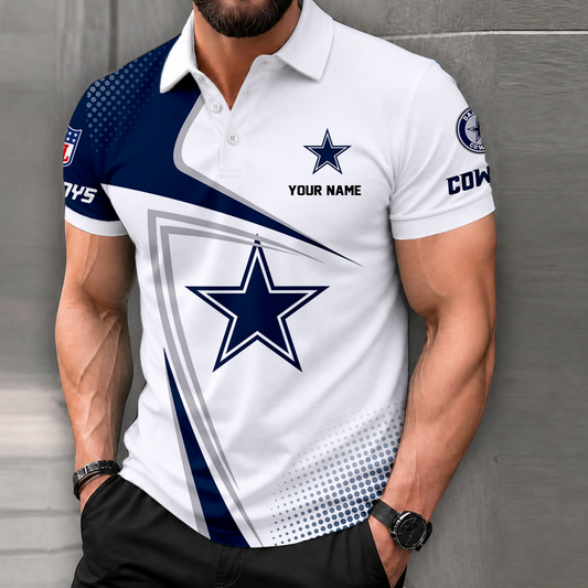 FINAL SALE - NEW CUSTOMIZED NFL21 DCB DALLAS COWBOYS T-SHIRT, POLO SHIRT, ZIP POLO SHIRT, SWEATSHIRT, HOODIE & ZIP HOODIE