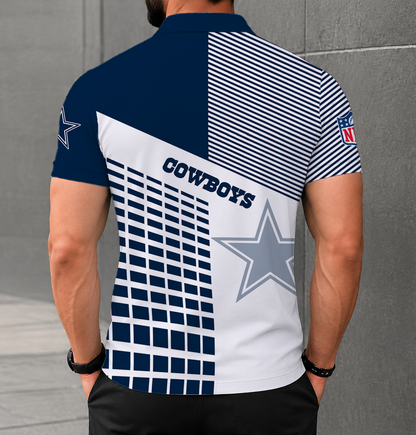 FINAL SALE - NEW CUSTOMIZED NFL21 DCB DALLAS COWBOYS POLO SHIRT