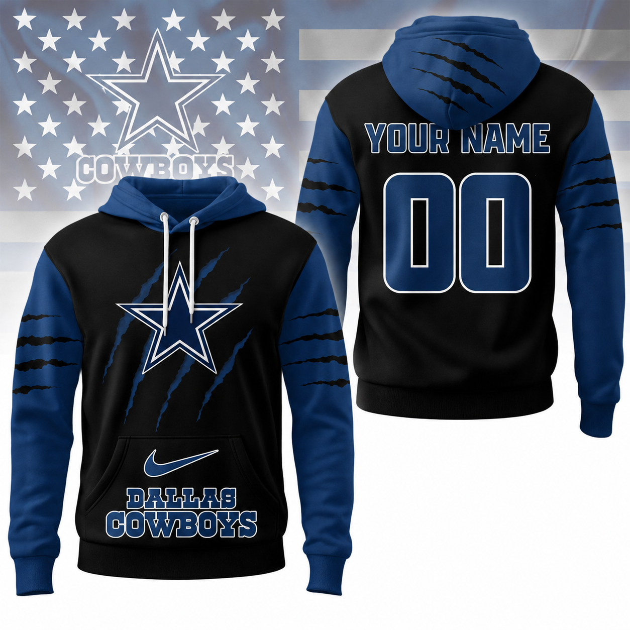 VIRAL EDITION - NEW CUSTOMIZED NFL21 DCB DALLAS COWBOYS T-SHIRT, POLO SHIRT, ZIP POLO SHIRT, SWEATSHIRT, HOODIE & ZIP HOODIE