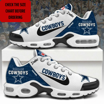 LIMITED EDITION - NEW CUSTOMIZED NFL21 DCB DALLAS COWBOYS AIR MAX PLUS SNEAKERS