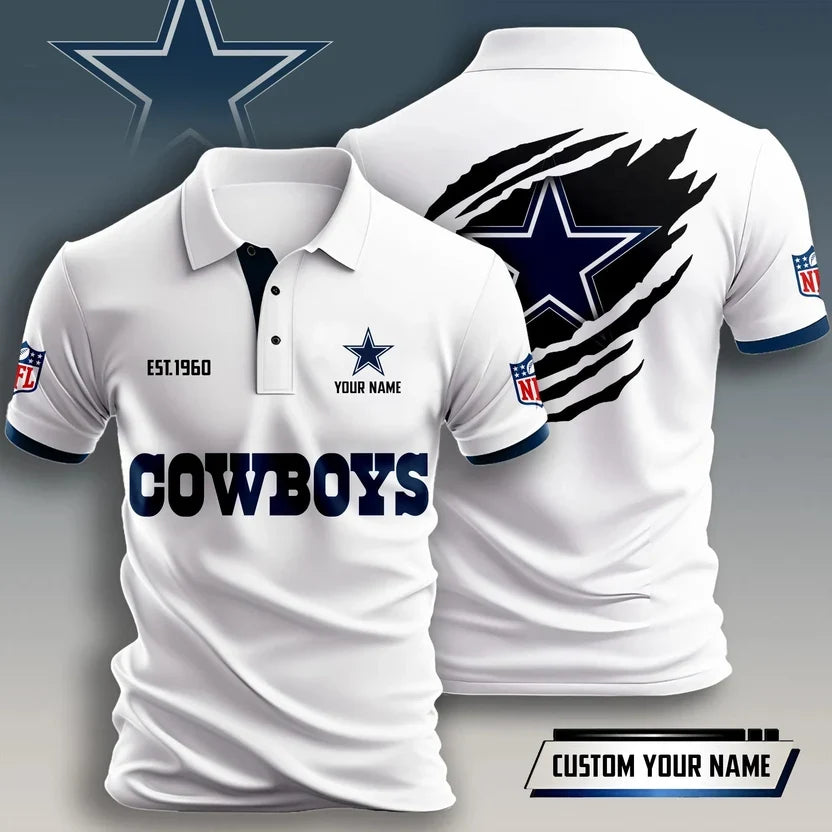 FLASH SALE - NEW CUSTOMIZED NFL21 DCB DALLAS COWBOYS T-SHIRT, POLO SHIRT, ZIP POLO SHIRT, HOODIE, ZIP HOODIE & SWEATSHIRT