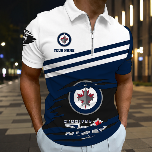 VIRAL EDITION - NEW CUSTOMIZED NHL21 WPJ WINNIPEG JETS T-SHIRT, POLO SHIRT, ZIP POLO SHIRT, SWEATSHIRT, HOODIE & ZIP HOODIE