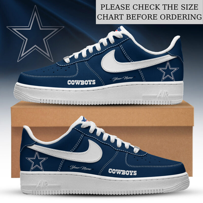 FLASH SALE - NEW CUSTOMIZED NFL21 DCB DALLAS COWBOYS AF1 SHOES