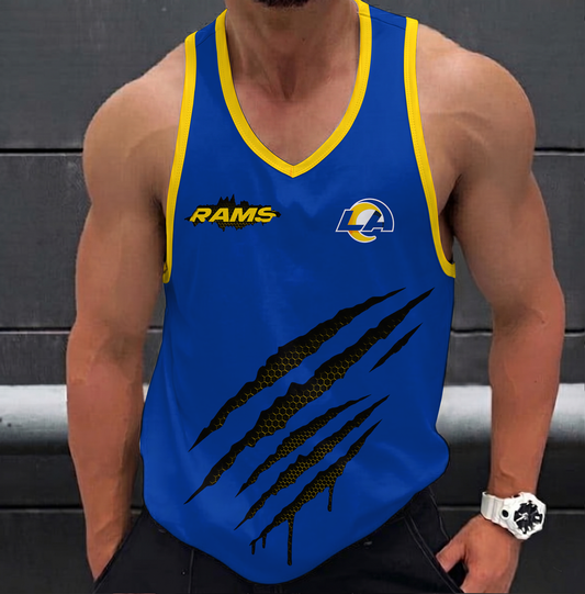 LIMITED EDITION - NEW CUSTOMIZED NFL22 LAR LOS ANGELES RAMS UNISEX TANK TOP