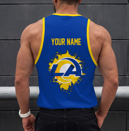 LIMITED EDITION - NEW CUSTOMIZED NFL22 LAR LOS ANGELES RAMS UNISEX TANK TOP