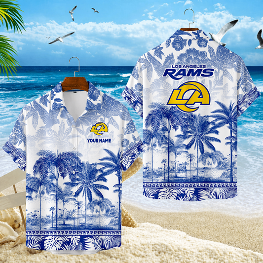 LIMITED EDITION - NEW CUSTOMIZED NFL22 LAR LOS ANGELES RAMS UNISEX HAWAIIAN SHIRT