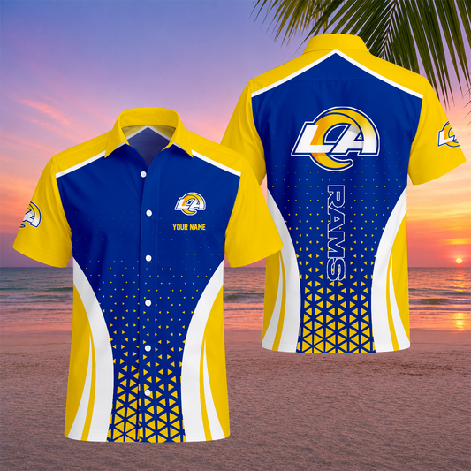VIRAL EDITION - NEW CUSTOMIZED NFL22 LAR LOS ANGELES RAMS UNISEX HAWAIIAN SHIRT