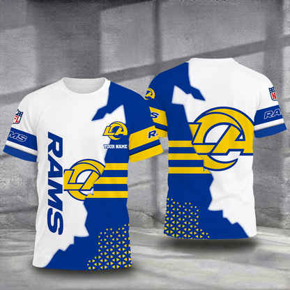 VIRAL EDITION - NEW CUSTOMIZED NFL22 LAR LOS ANGELES RAMS T-SHIRT, POLO SHIRT, ZIP POLO SHIRT, SWEATSHIRT, HOODIE & ZIP HOODIE