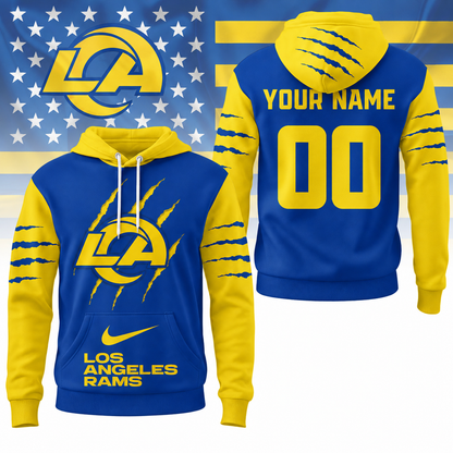 VIRAL EDITION - NEW CUSTOMIZED NFL22 LAR LOS ANGELES RAMS T-SHIRT, POLO SHIRT, ZIP POLO SHIRT, SWEATSHIRT, HOODIE & ZIP HOODIE