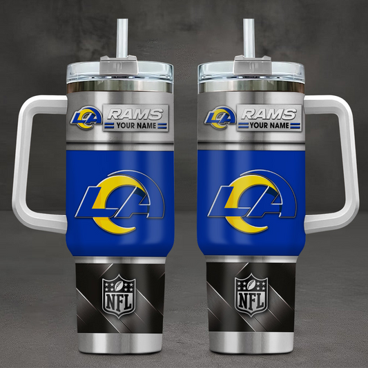 FINAL SALE - NEW CUSTOMIZED NFL22 LAR LOS ANGELES RAMS TUMBLER CUP