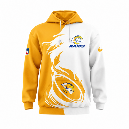 ELETE EDITION - NEW CUSTOMIZED NFL22 LAR LOS ANGELES RAMS T-SHIRT, POLO SHIRT, ZIP POLO SHIRT, SWEATSHIRT, HOODIE & ZIP HOODIE
