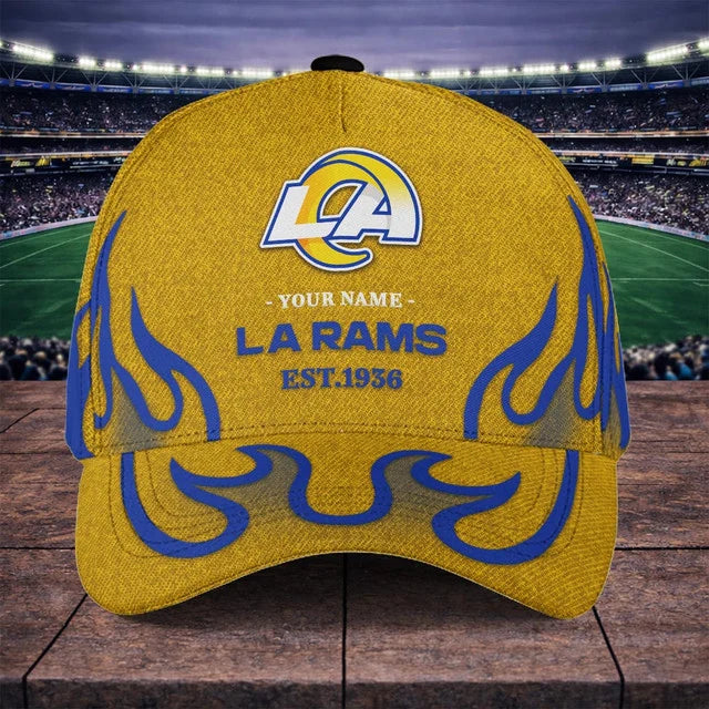 VIRAL EDITION - NEW CUSTOMIZED NFL22 LAR LOS ANGELES RAMS CLASSIC CAP