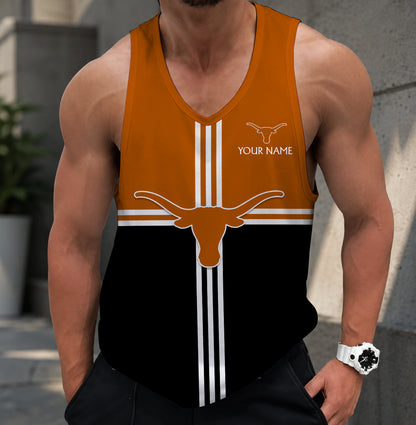 VIRAL EDITION - NEW CUSTOMIZED NCAA FBS22 TXL TEXAS LONGHORNS UNISEX TANK TOP