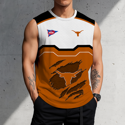 SPECIAL EDITION - NEW CUSTOMIZED NCAA FBS22 TXL TEXAS LONGHORNS MEN'S GYM SHIRT