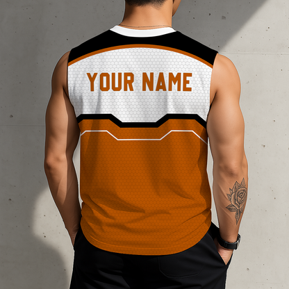 SPECIAL EDITION - NEW CUSTOMIZED NCAA FBS22 TXL TEXAS LONGHORNS MEN'S GYM SHIRT