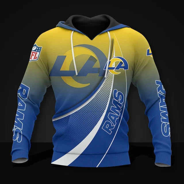 FINAL SALE - NEW CUSTOMIZED NFL22 LAR LOS ANGELES RAMS POLO SHIRT, ZIP POLO SHIRT, T-SHIRT, HOODIE, ZIP HOODIE & SWEATSHIRT