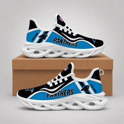 LIMITED EDITION - NEW CUSTOMIZED NFL23 CLP CAROLINA PANTHERS MAX SOUL SHOES