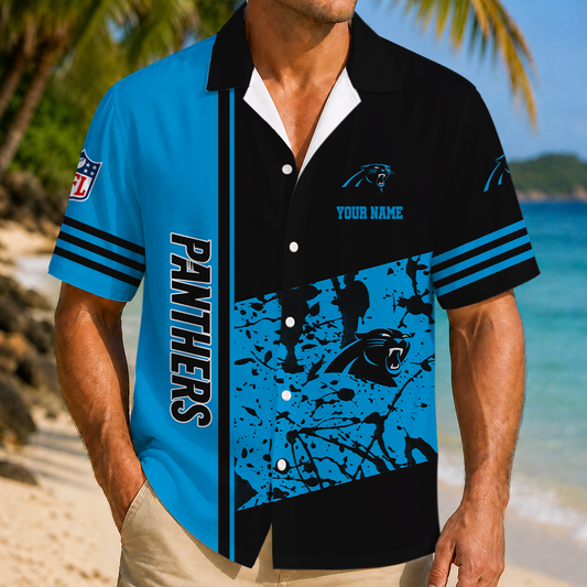 FINAL SALE - NEW CUSTOMIZED NFL23 CLP CAROLINA PANTHERS UNISEX HAWAIIAN SHIRT