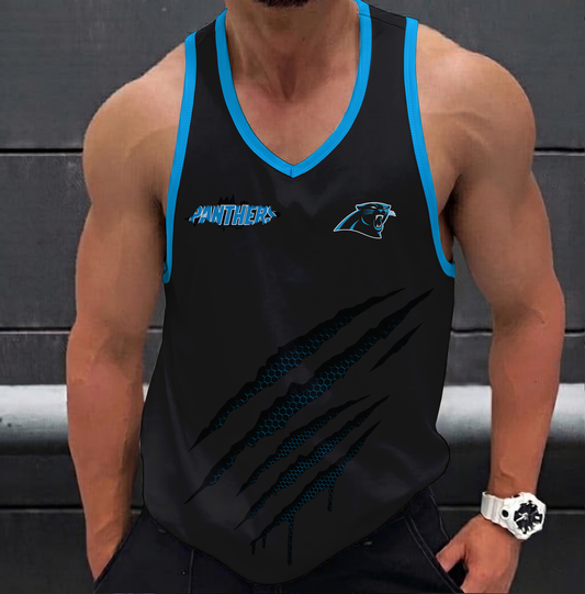 LIMITED EDITION - NEW CUSTOMIZED NFL23 CLP CAROLINA PANTHERS UNISEX TANK TOP
